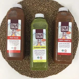 Family size bottles of our most popular flavors.