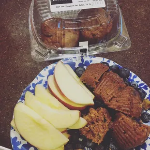 Cita&apos;s morning glory muffins make breakfast easy.