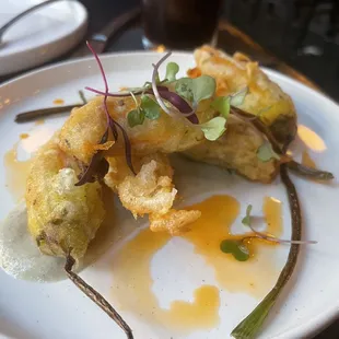 Shishito Squash Blossoms
