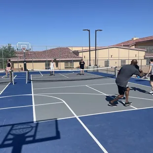 What other Coffee place has pickleball and sand volleyball available in their backyard? Only CTZN Coffee! Love this place!