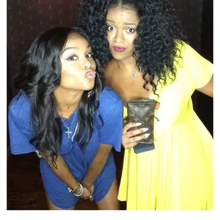 Pretty cool photo type booth thingy at Citizen. Me and Jade!