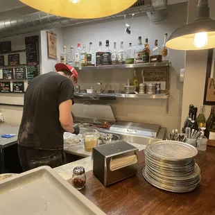 interior, sushi and sashimi