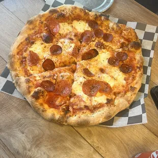 Smoked Pepperoni Pizza