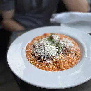 Slow Braised Lamb Shoulder &amp; Mint Risotto