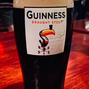 a pint of guinness