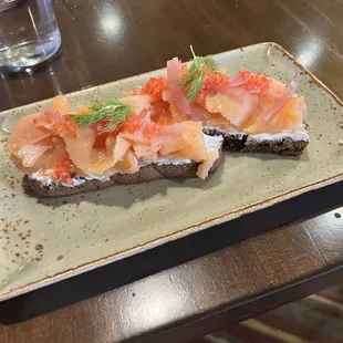 Smoked Salmon Toast