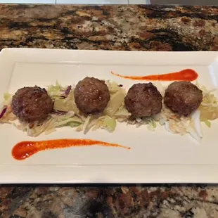 Asian Plum Meatballs