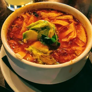 Roasted Chicken Tortilla Soup