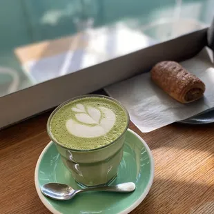 Green tea latte