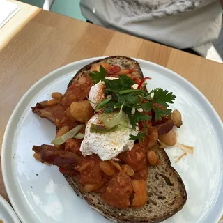 Side Rustic Chorizo Baked Beans