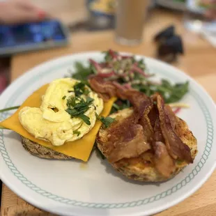 Cheddar Biscuit Brekkie Sandwich