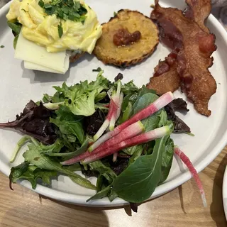 Cheddar Biscuit Brekkie Sandwich