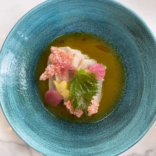Citrus-cured Hamachi*