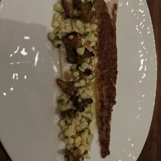 Sea Lettuce Crusted Dover Sole