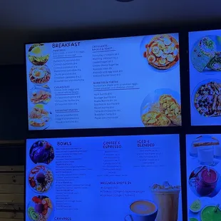 Updated Menu