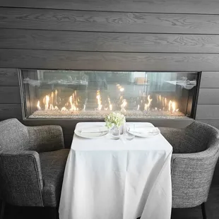 Smaller dining area