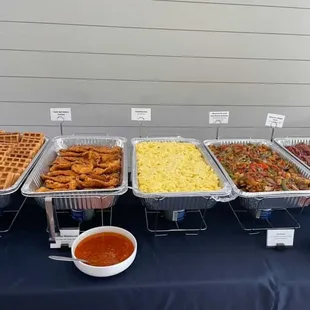 Our semi-custom brunch menu. Everything in picture provided by Citron. Love that they include the ingredients!