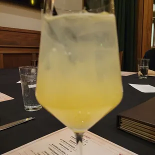 Limoncello cocktail
