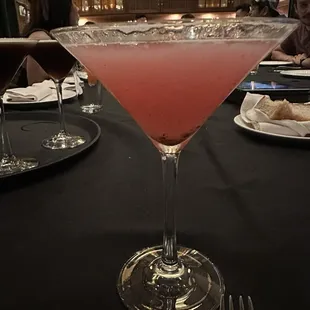 Something Blue martini