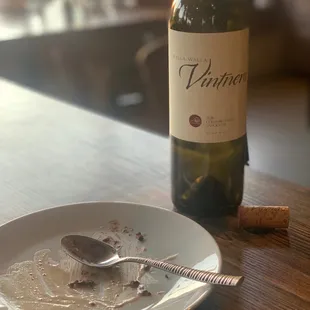 Amazing Sangiovese from Columbia Valley paired perfectly with our meal and dessert!