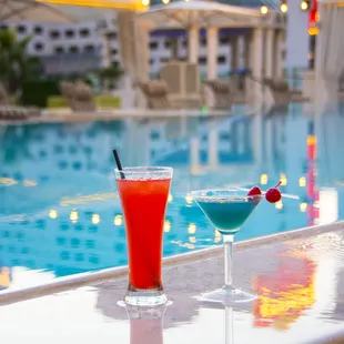 Enjoy a few cocktails up on The Pool Deck, at the Downtown Grand.