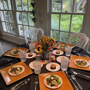 Berry and goat cheese salad (catering)