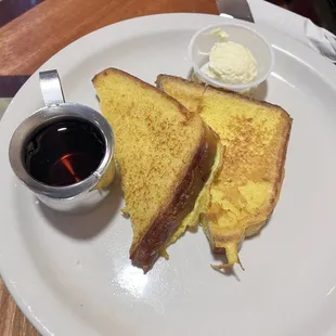 French toast- served with the worlds most delicious butter