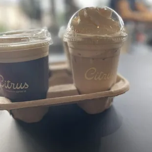 Nitro coffee, citrus cream latte and vanilla latte's were a hit.