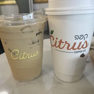 White Chocolate Mocha Latte &amp; Regular Coffee