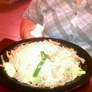 a plate of food