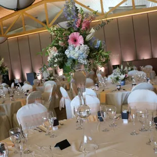 Citrus Heights Community Center Wedding Soft Uplighting | Brighten Up Event Lighting