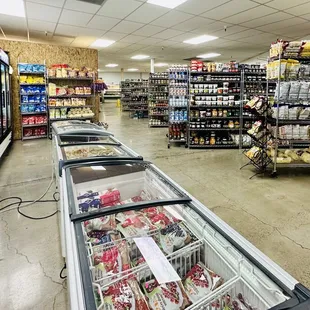 refrigerated food and beverages