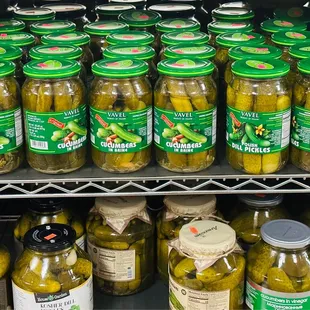 pickles and pickles in jars