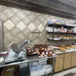 A lot of the specialty meats, the special's get changed daily.