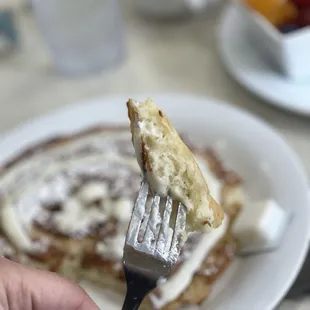 Cinnamon roll pancake