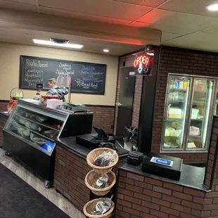 he interior of a restaurant