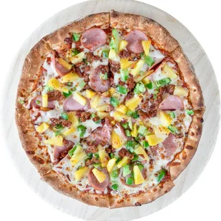 Hawaiian deluxe pizza
