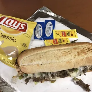9inch Famous Philly cheesesteak!