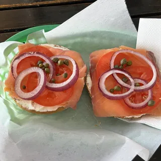 Nova Lox Sandwich