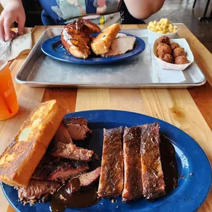 Brisket and ribs