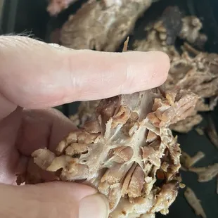 Beef Brisket- 90% of it was fat.