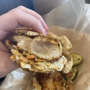 Nashville chicken sandwich