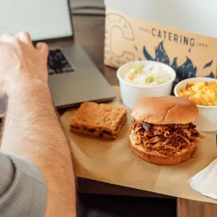 Box lunch catering available for your team
