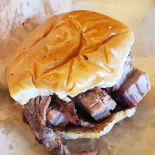 Brisket sandwich