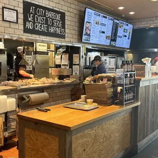 Stopped by CityBBQ as I had a yelp coupon for two free sides. Always check your "check in" offers!  Took 5 off my bill!