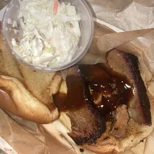 Brisket sandwich