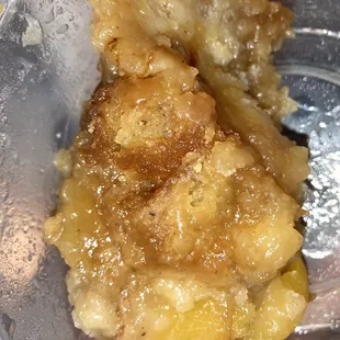 Peach cobbler
