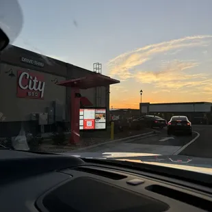 They have a drive through (thru) !