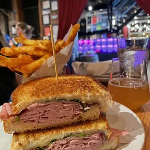 Thanksgiving grilled cheese   Fries  Christmas ipa