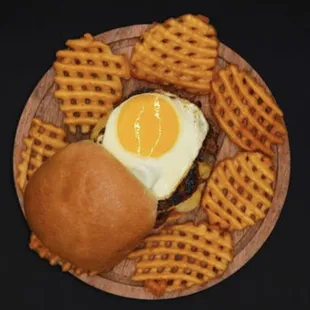 food, waffles